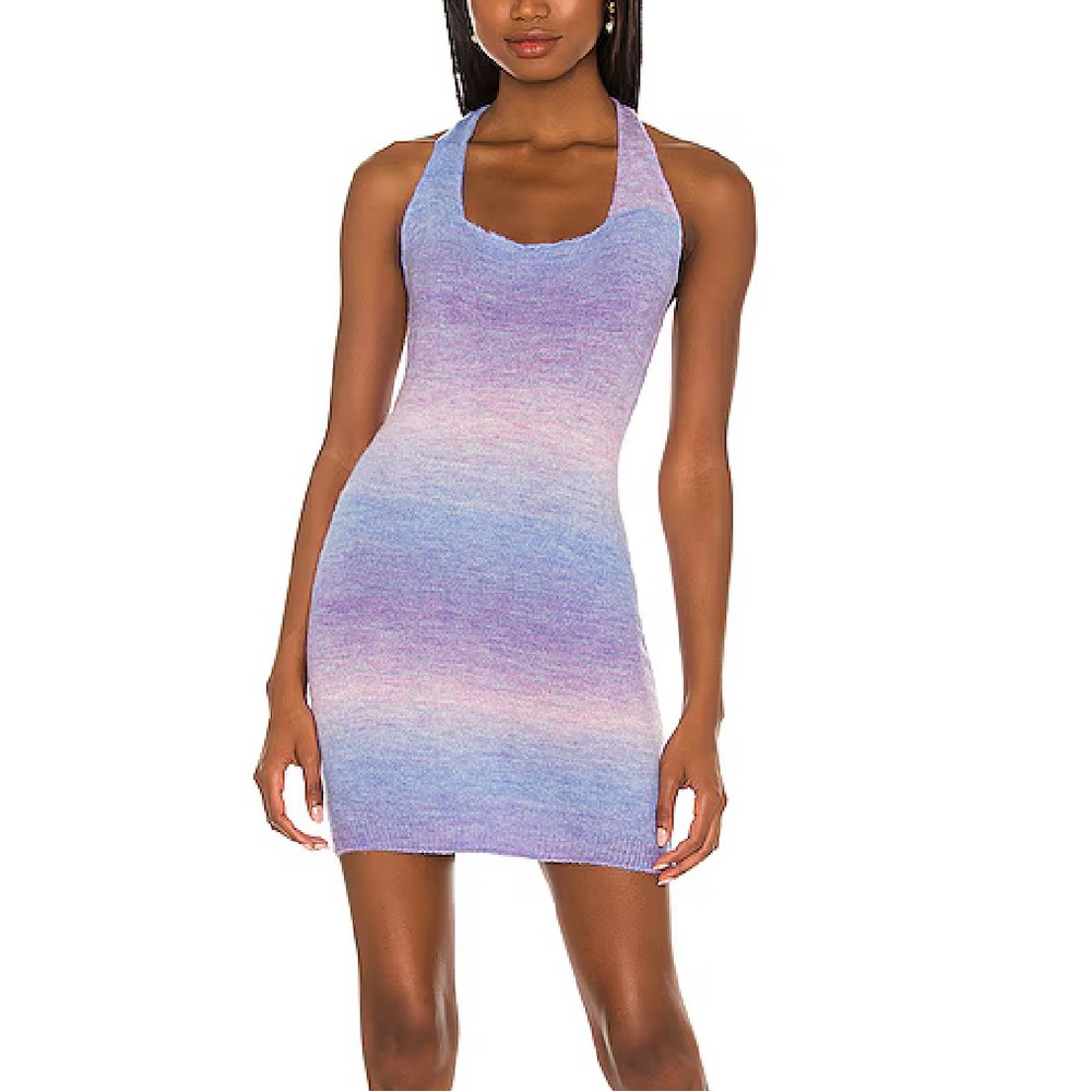 REVOLVE Purple and Blue Mini Dress